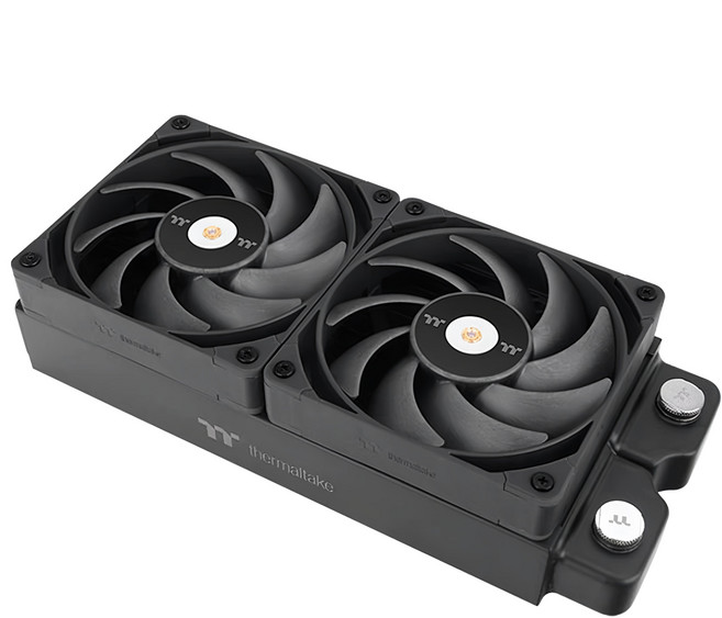 Thermaltake 曜越 TOUGHFAN 12 Pro 高風壓靜音風扇, CL-F139-PL12BL-A, 黑色, 1個