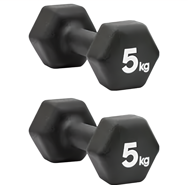adidas 愛迪達 六角健身啞鈴 2個, 5kg