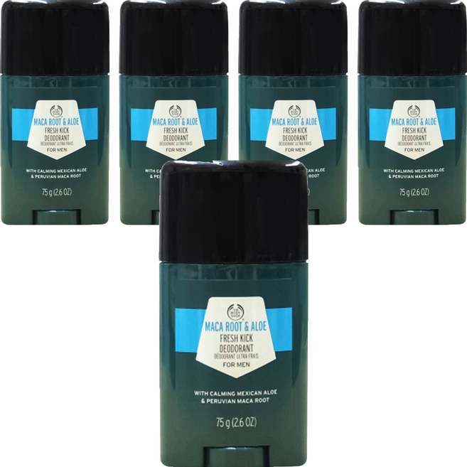 THE BODY SHOP 美體小舖 瑪卡根清爽體香膏, 75g, 5瓶