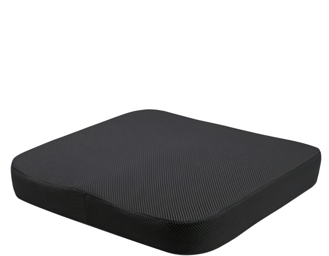 comet 方形網眼記憶海綿坐墊, 黑色