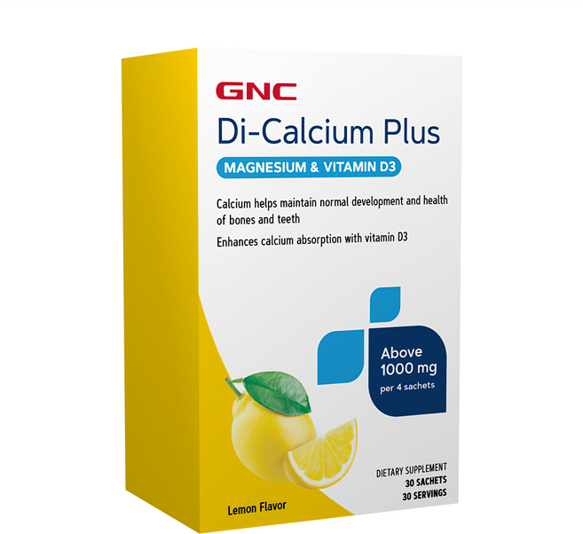 GNC 健安喜 佳倍鈣粉, 30包, 1盒