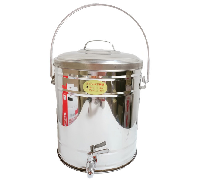 單層茶桶 304 28cm, 銀色, 1個