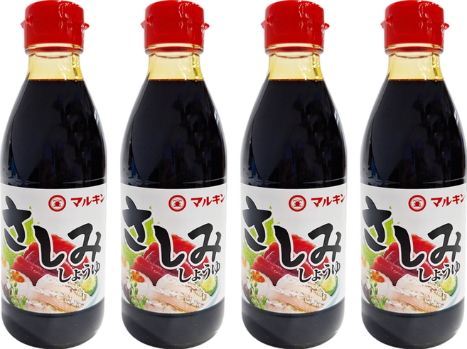 MARUKIN 丸金 生魚片用醬油, 200ml, 4瓶