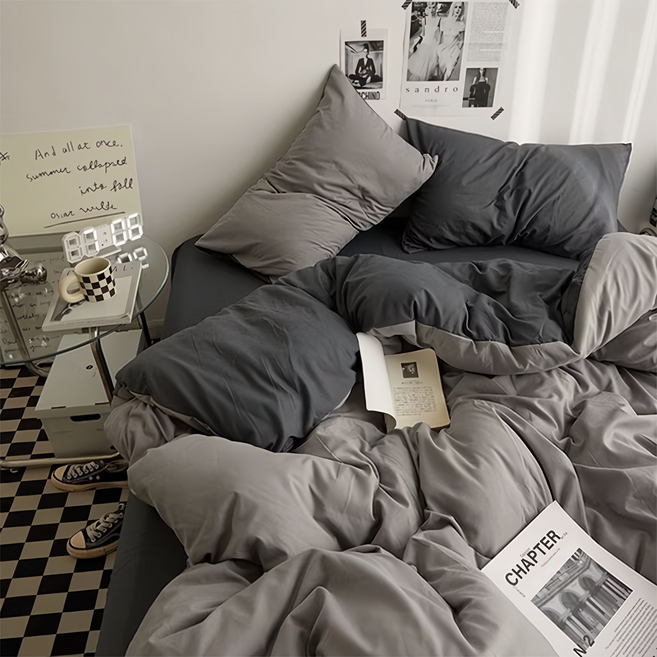 雙人加大薄被套 MACARON-Q-J-Y