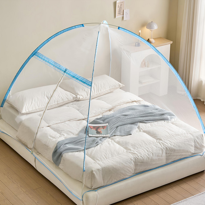 ALTTEURI 夜光彈開式蚊帳, 藍色
