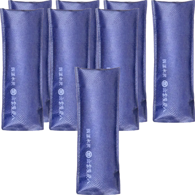 出雲屋炭八 細長型迷你袋 (藍色) 室內調濕木炭, 20g, 200ml, 8個