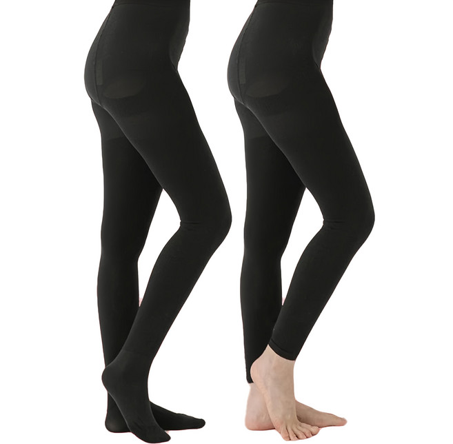 MI MI LEO 厚刷毛保暖雕塑褲襪 2件組