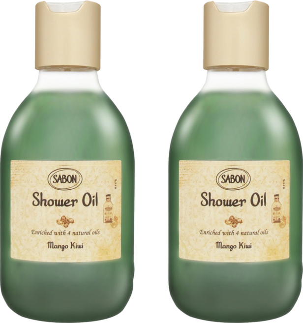SABON 香芒奇異果沐浴油, 300ml, 2瓶