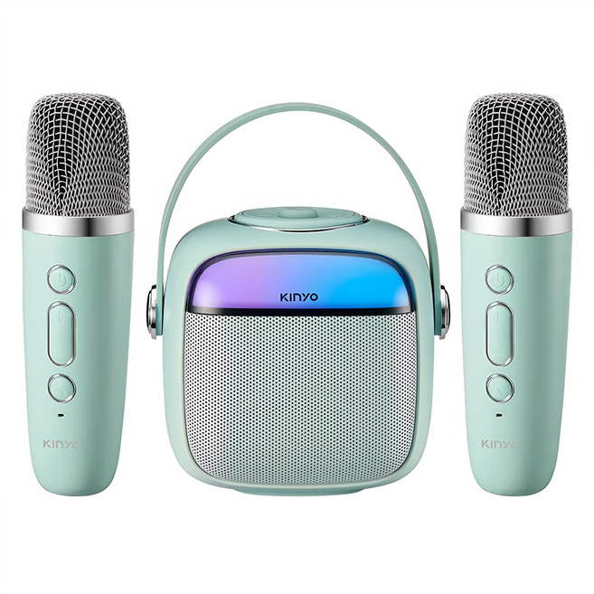 Kinyo 藍牙多媒體音箱 綠色 原廠保固, KY-2023
