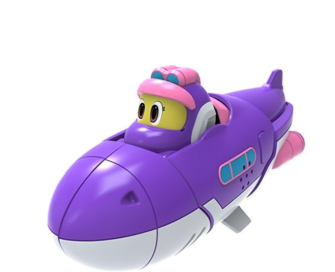 靈動創想 幫幫龍迷你變形伯雷奧, 1入, 紫色