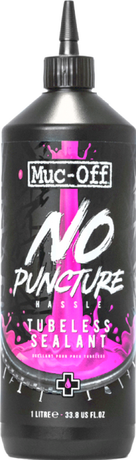 Muc-Off No Puncture 1L 補胎液組合包 無內胎自行車補胎劑，快速修補，告別爆胎煩惱, 1個
