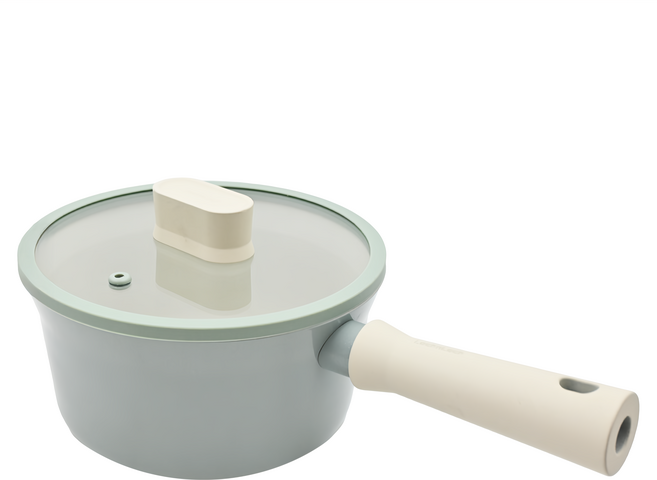 LocknLock 樂扣樂扣 Suit系列 單柄湯鍋, 18cm, 薄荷綠, 1個