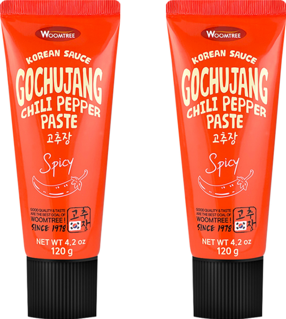 WOOMTREE WOOM CHEF 韓式辣椒醬, 120g, 2條