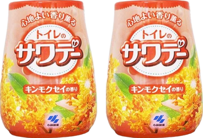 KOBAYASHI 小林製藥 果凍消臭芳香劑 桂花香, 140g, 2罐