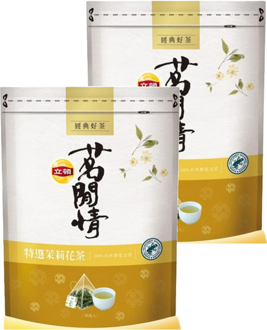 Lipton 立頓 茗閒情 茉莉花茶包, 2.8g, 36包, 2袋