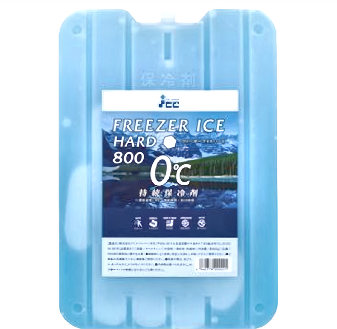 ICE JAPAN 日本保冷劑 800g, 藍色 + 米白色, 1個