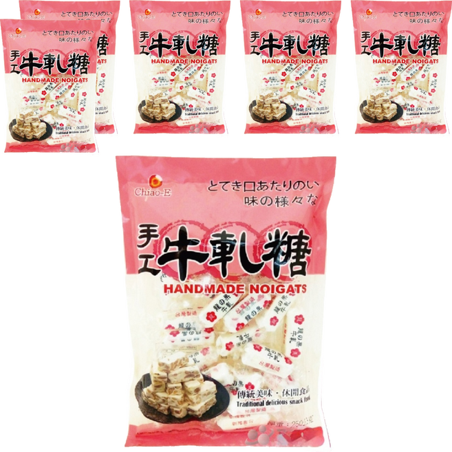 Chiao-E 巧益 手工牛軋糖, 250g, 6袋