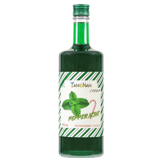 YANGNAN 仰南 薄荷香蜜風味糖漿, 750ml, 1瓶