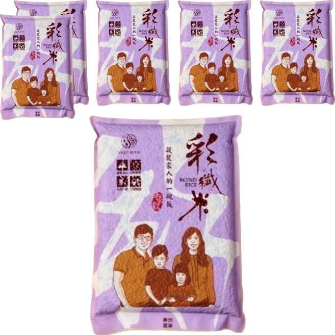origin 源天然 彩纖米, 1kg, 6包