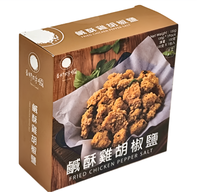 香料共和國 鹹酥雞胡椒鹽, 100g, 1盒
