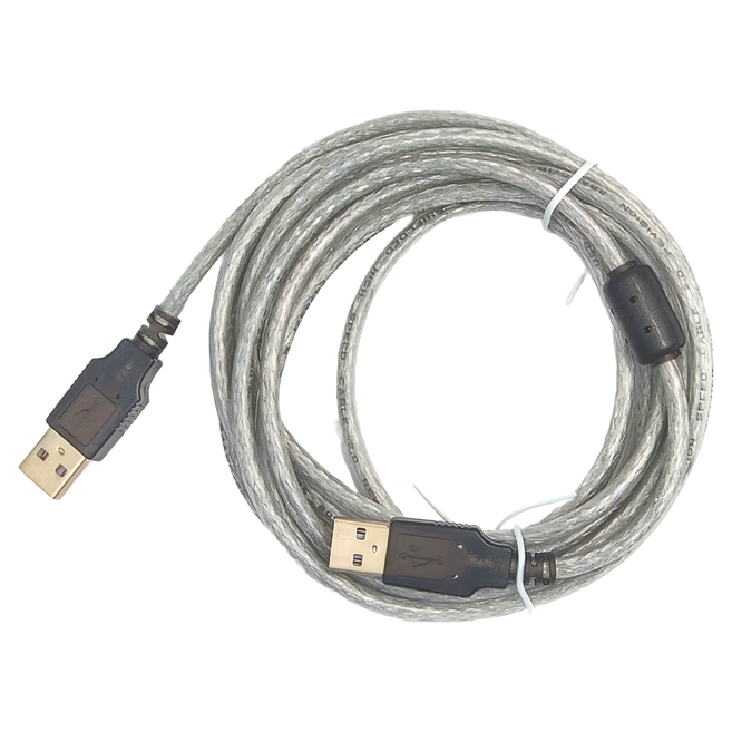 i-gota 愛購它 鍍金頭 + 鐵粉心 80編屏蔽 專業及傳輸線 USB A公-A公, B-USB-AAPP03P, 1條