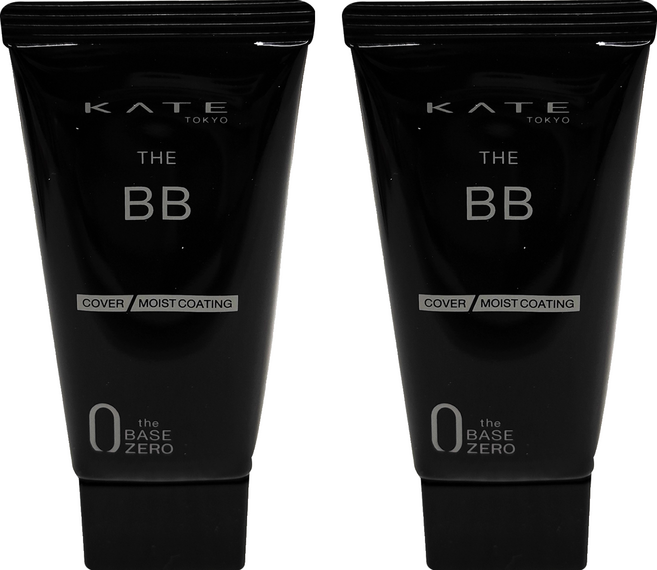 KATE 凱婷 台灣公司貨 零瑕肌密高遮瑕保濕BB霜 SPF20 PA++, EX-2, 30g, 2條