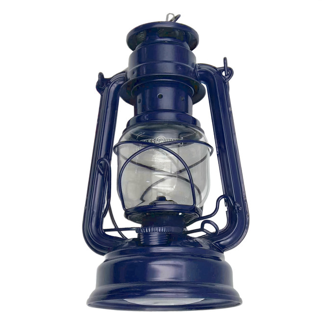 FEUERHAND 火手燈 Hurricane Lantern Baby Special 火手燈 276-BLAU 480g, 鈷藍, 1個