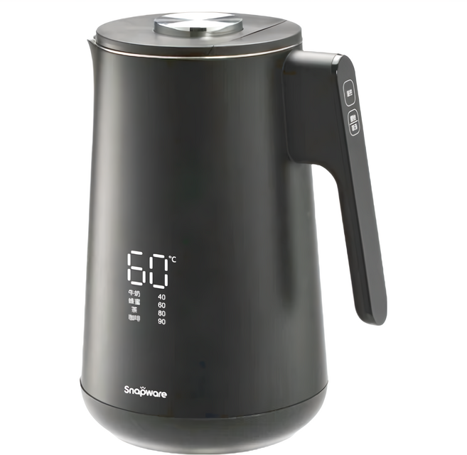 Corelle Brands 康寧餐具 Snapware SEKA 智慧控溫恆溫電熱水壺 1.7L 原廠保固, SK-KT2000BK