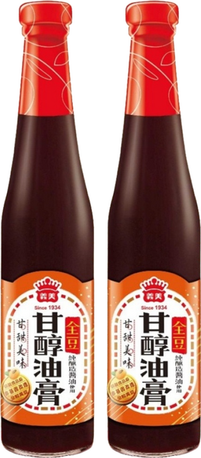 義美 全豆純釀造甘醇油膏, 420ml, 2瓶