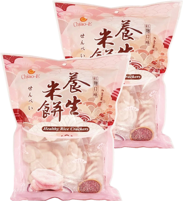 Chiao-E 巧益 養生米餅 紅麴口味 全素, 96g, 2包