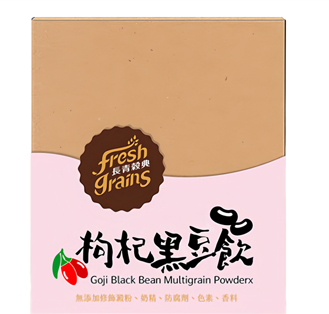 fresh grains 長青穀典 枸杞黑豆飲 10包, 300g, 1盒