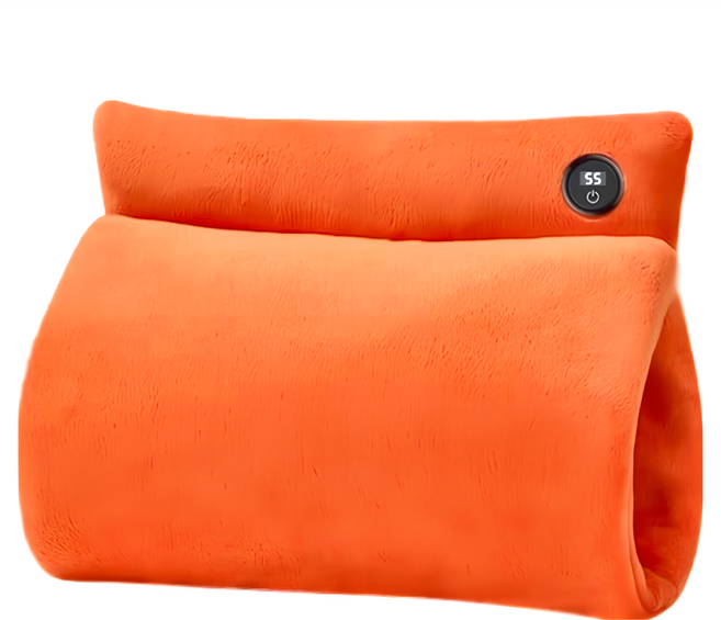 Smart Bearing 智慧魔力 多功能電暖袋 保暖袋 暖手袋 暖宮袋 附專用行動電源 橘色, 1個