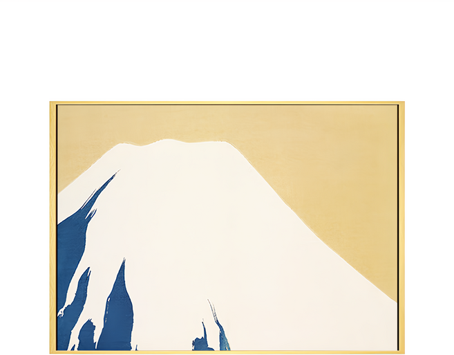 BOLUO GALLERY 菠蘿選畫所 懷舊的富士山 APUP4605D, 木色