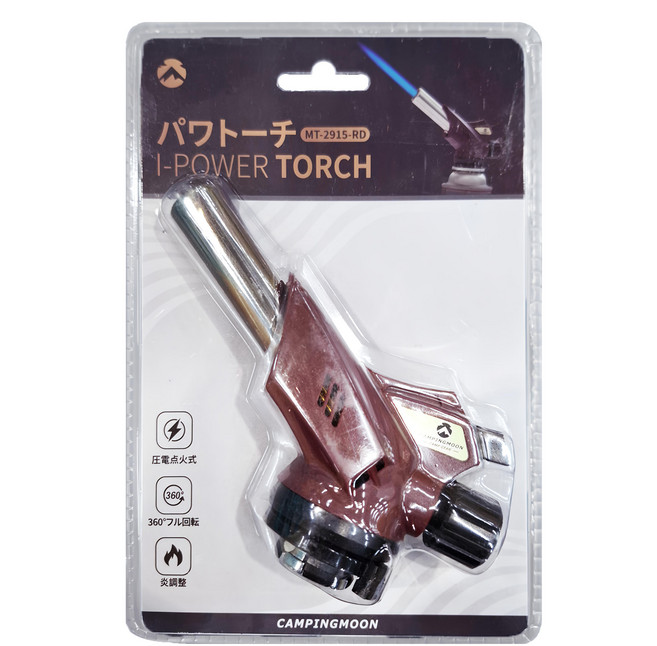 Campingmoon 柯曼 免預熱噴槍 MT-2915-RD 紅色 150g, 1個