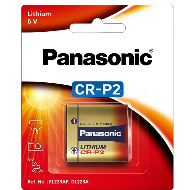 Panasonic 台灣公司貨 CR-P2 鋰電池, 1入, 1個
