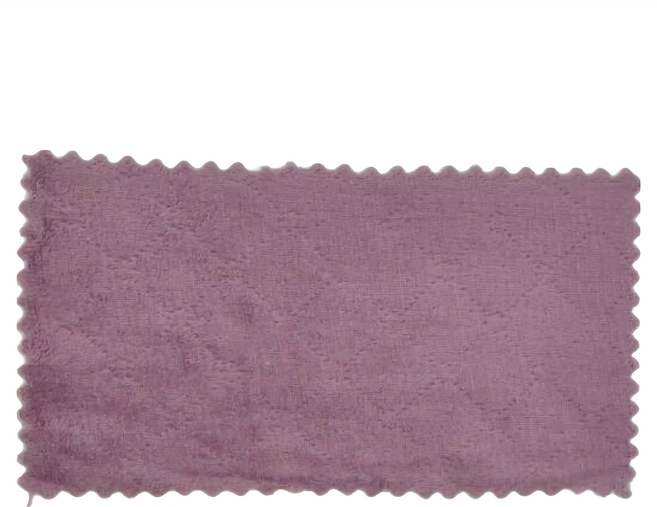 葉子小舖 雙色珊瑚絨抹布 長方形 顏色隨機 30條, 1包