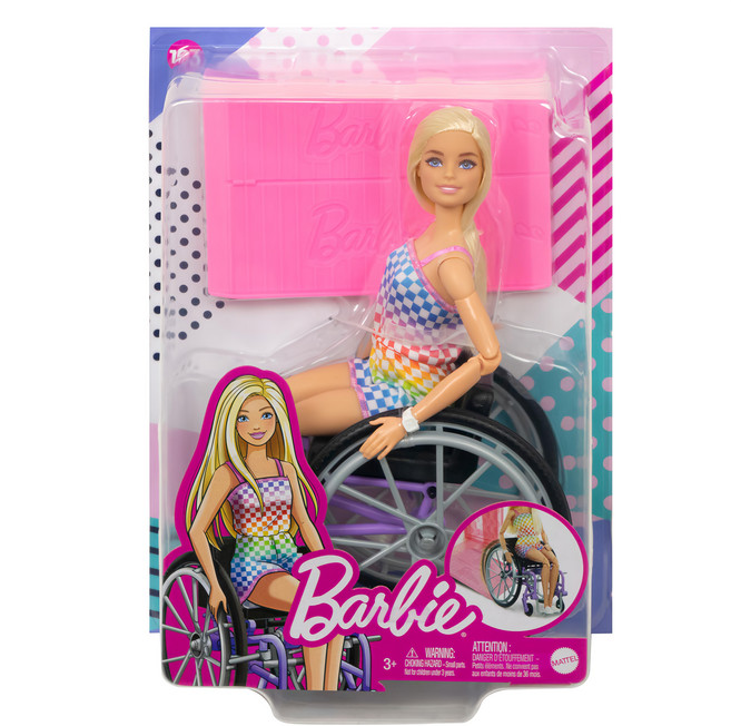 Barbie 芭比 芭比時尚達人系列 輪椅芭比 193, 1盒, 芭比娃娃 多色