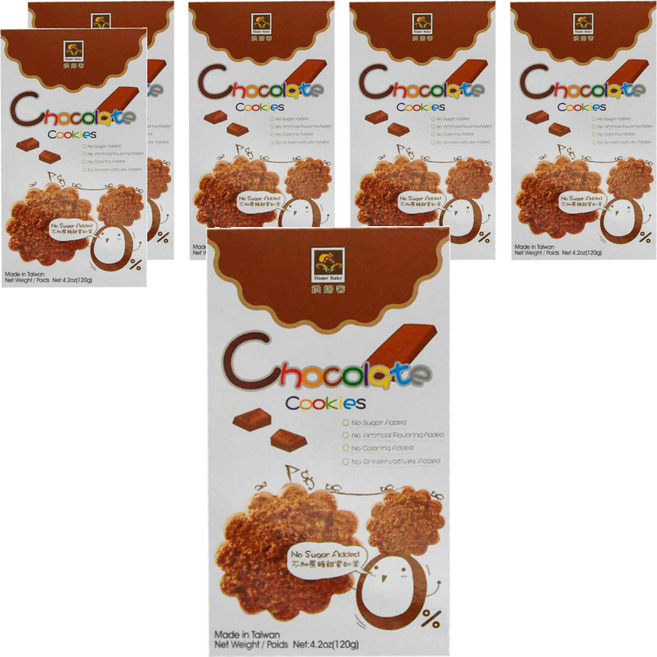 Home Bake 烘焙客 巧克力燕麥餅乾 12入, 120g, 6盒