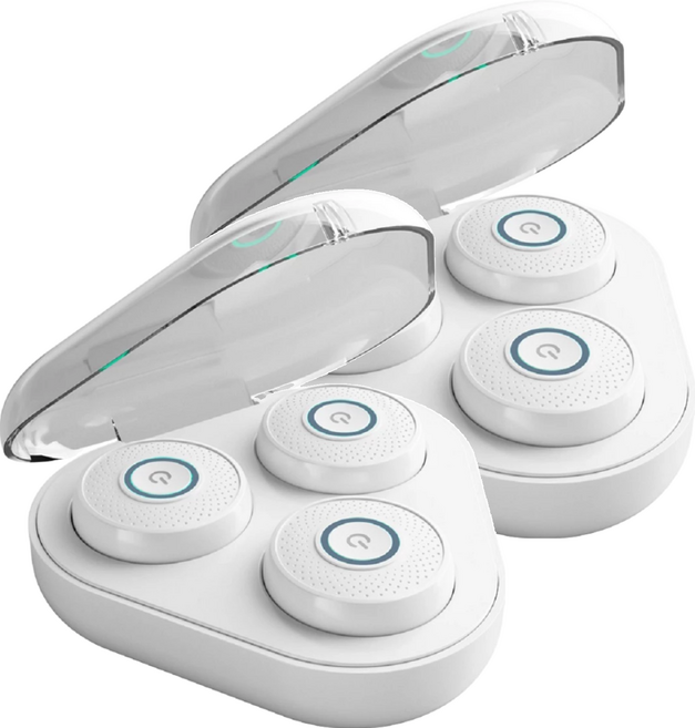Smart Bearing 智慧魔力 石墨烯紅外線艾灸儀 充電款 附30個艾灸貼片 白色, 2個