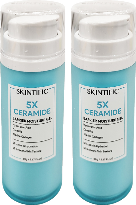 SKINTIFIC 5X 神經醯胺保濕乳霜, 80g, 2瓶