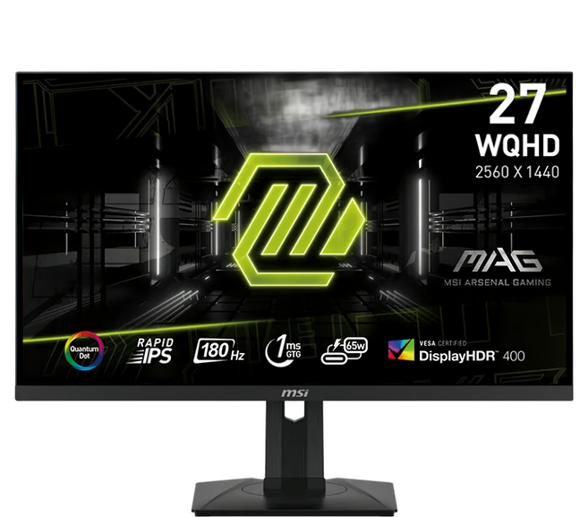MSI 微星 HDR電競螢幕 27型 2K 180Hz 1ms IPS Type-C, 27吋, MAG 274QRF QD E2