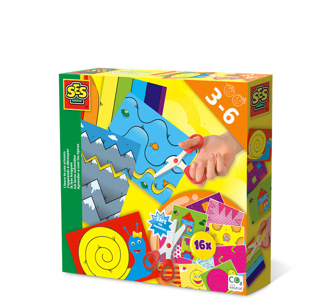 荷蘭SES DIY手作系列-初級剪紙學習組-14809, 多色, 1盒