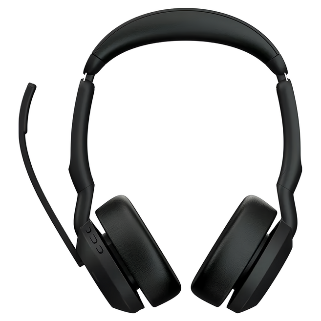 Jabra 商務頭戴式主動降噪藍牙耳機麥克風 USB-A/Type-A, 25599-999-999, Black