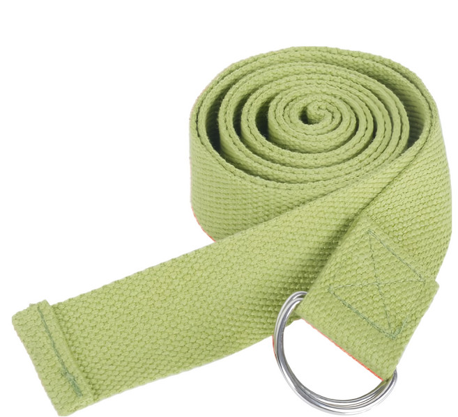 THE ONE UNITED 純棉瑜珈輔助拉力帶 深綠色 瑜珈繩, 1條