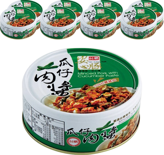 台糖 安心豚瓜仔肉醬, 160g, 9罐