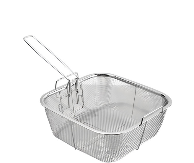 不鏽鋼折疊油炸過濾籃 清洗蔬菜水果, 1個