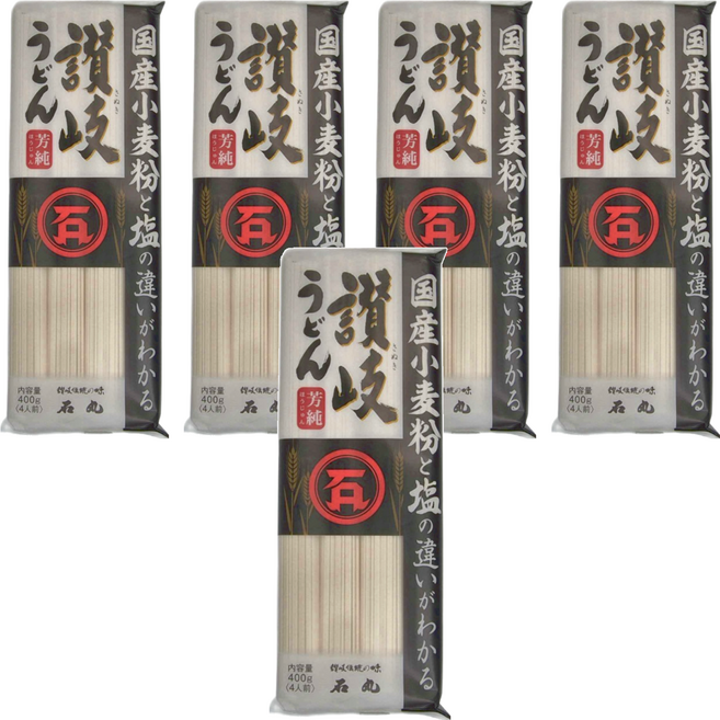 IShimaru 石丸 芳純讚岐烏龍麵, 400g, 5包