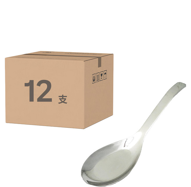 OSAMA 王樣 304日式大台匙, 不鏽鋼色, 湯匙, 12支