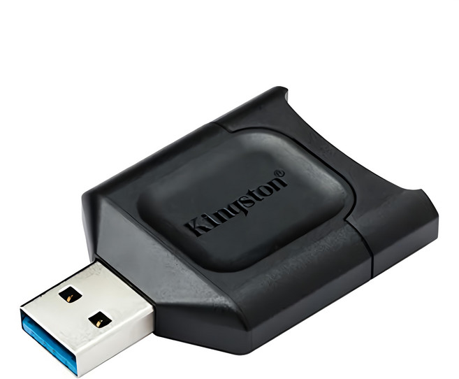 Kingston 金士頓 MobileLite Plus USB3.2 Gen1 SDHC/SDXC UHS-II Card Reader, 黑色, MLP, 1個