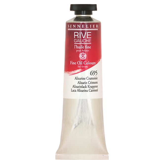 SENNELIER 申內利爾 Rive里夫專家級油畫顏料 一般色 茜素緋紅 N130312.695, 40ml, 1色